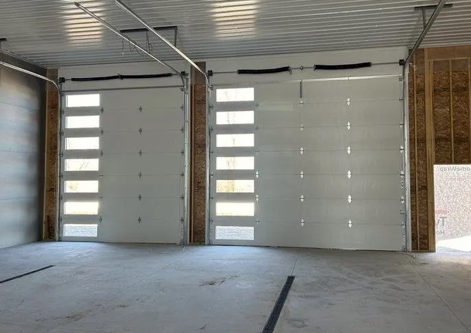 Professional garage door installation by Johnstown Ohio Garage Door Repair, featuring a newly installed high-quality garage door with precision workmanship.