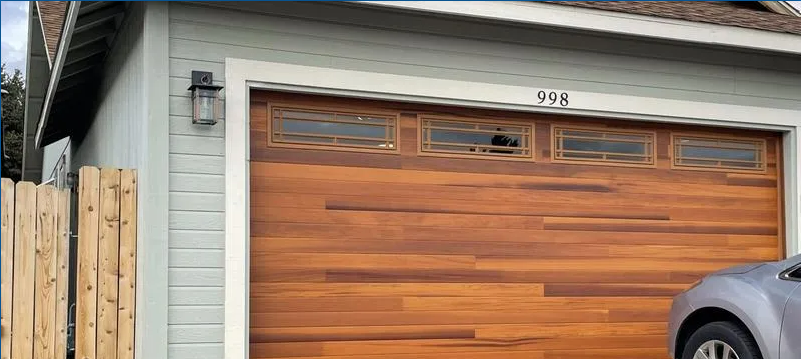 Technician performing same-day garage door repair in Johnstown, Ohio on a fully operational garage door