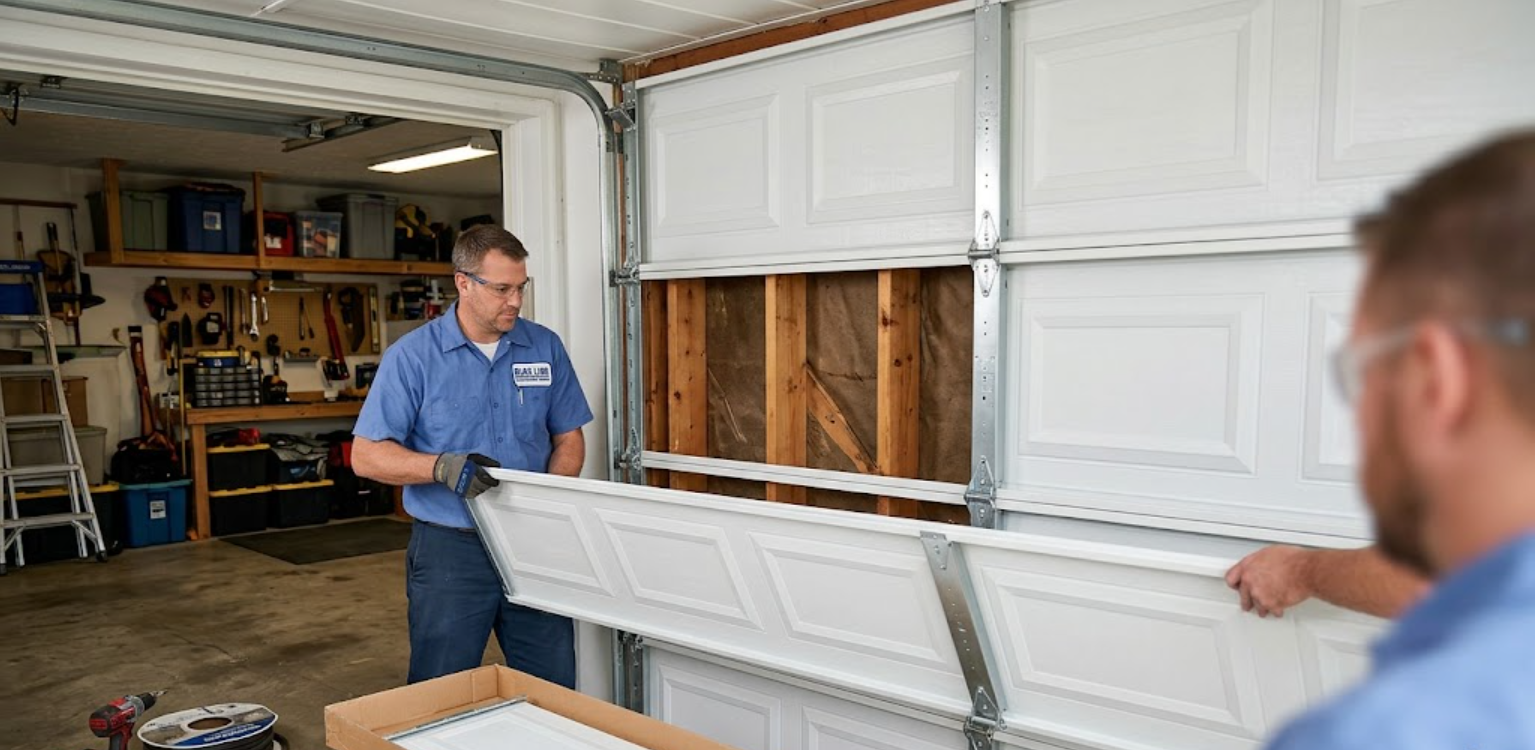 Garage Door Panel Section Replacement Heath